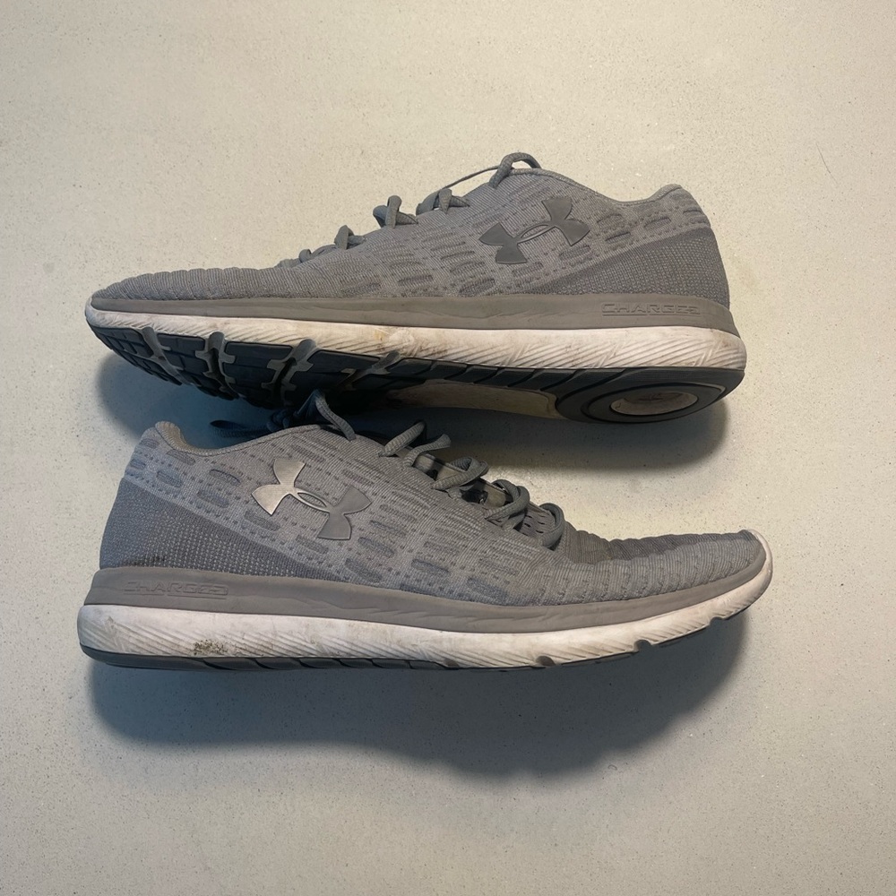 Under Armour Gray Athletic Shoes